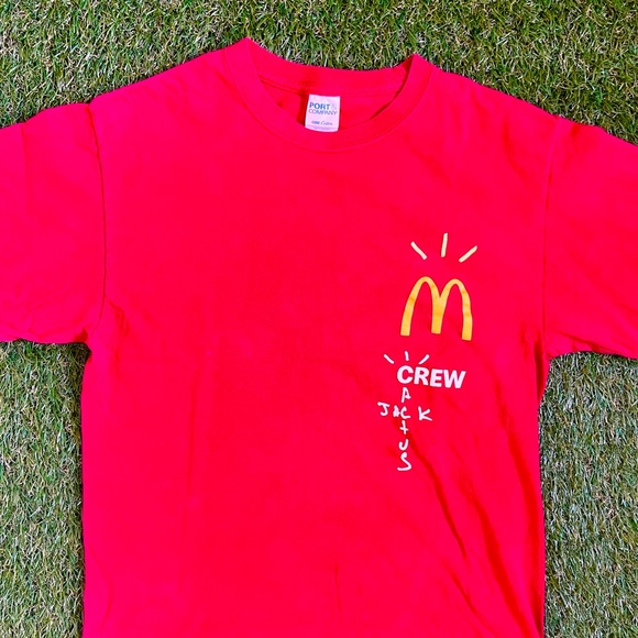 McDonald’s Cactus Jack Crew Tshirt - Picture 2 of 2